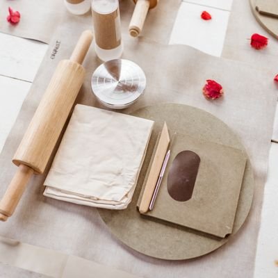 Wooden Rolling Pin Baking Set