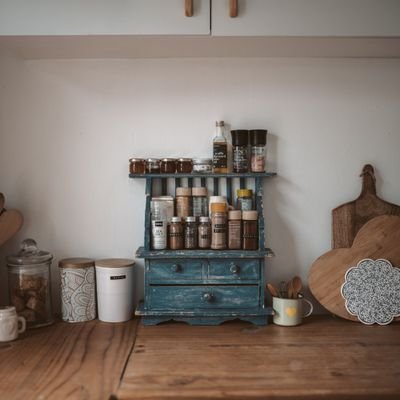 Wooden Spice Rack Organizer